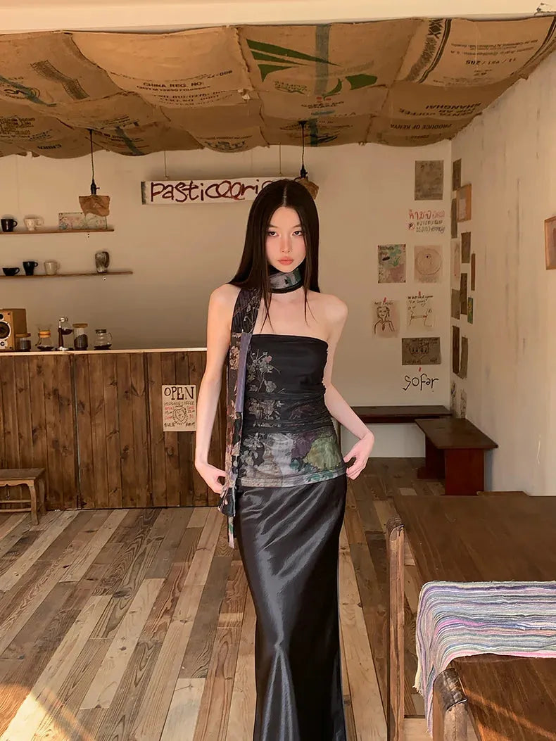 Mesh Layered Tube Top – MAUVSTUDIO®