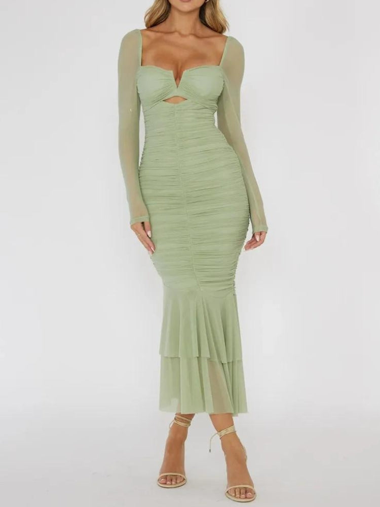 mesh ruched bodycon midi dress Amazon.com: REORIA Women's Fall Mesh Sheer Long Sleeve Midi Ruched Bodycon Dress Sexy Slim Mock Neck Elegant Club Evening Party Cocktail Dresses Black X-Small : Clothing, Shoes & Jewelry