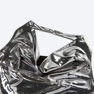 Metallic Halter Neck Mini Dress view 5 | MAUVSTUDIO®