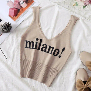 Milano Knitted Tank Top-Beige-One Size-Mauv Studio