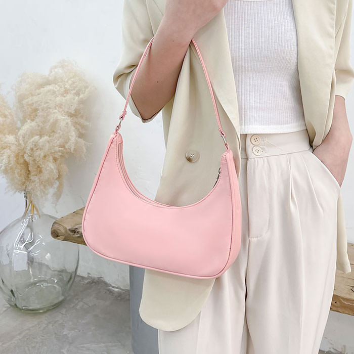 Mini Baguette Bag-Handbags-MAUV STUDIO-STREETWEAR-Y2K-CLOTHING