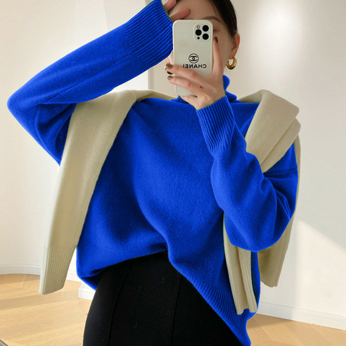 Minimalist Aesthetic Autumn Sweater-Sweaters-MAUV STUDIO-STREETWEAR-Y2K-CLOTHING