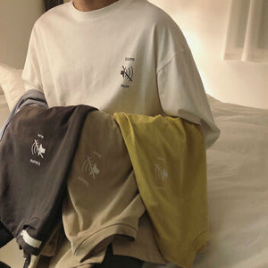 Mute Long Sleeve T-Shirt-T-Shirts-MAUV STUDIO-STREETWEAR-Y2K-CLOTHING