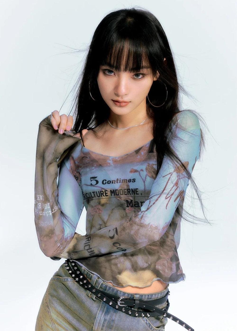 Nature Mesh Top – MAUV STUDIO®® – MAUVSTUDIO®