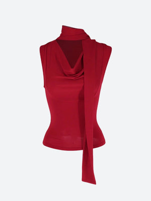 Neck Tie Tank Top – MAUVSTUDIO®