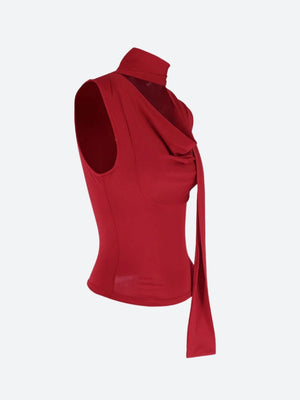 Neck Tie Tank Top – MAUVSTUDIO®