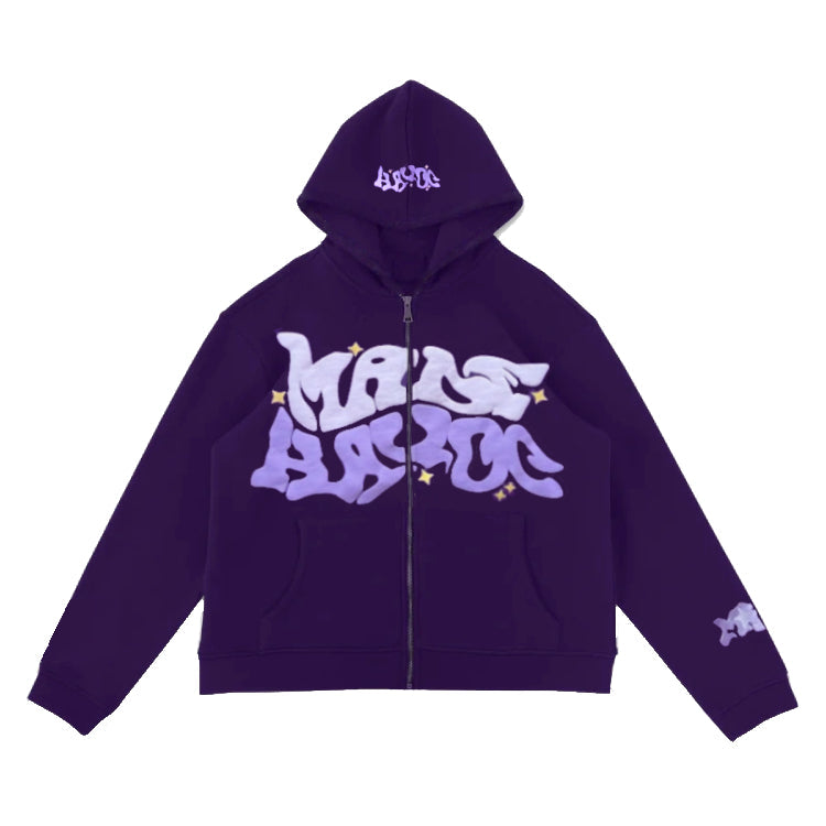 Y2K 'Made Hayoc' Zip-Up Hoodie