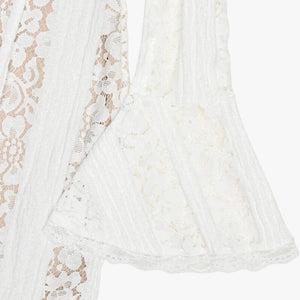 Off-Shoulder Lace Maxi Dress view 8 | MAUVSTUDIO®