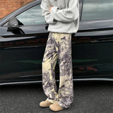 Oil Painting Style Graphic Baggy Jeans