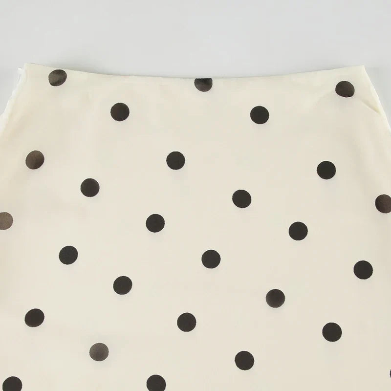 , Y2K skirt styled with a crop top