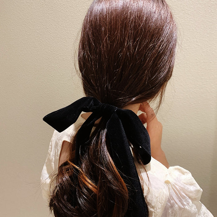 Old Money Velvet Hair Bow-Hair Bow-MAUV STUDIO-STREETWEAR-Y2K-CLOTHING