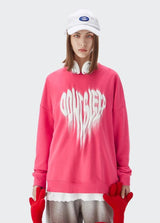 Ooh I Sleep Crew Neck Sweatshirt-Pink-XS-Mauv Studio