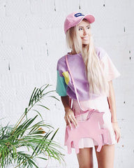 Pastel Combo T-Shirt-T-Shirts-MAUV STUDIO-STREETWEAR-Y2K-CLOTHING