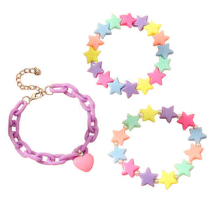 Pastel Star Bracelet-Bracelets-MAUV STUDIO-STREETWEAR-Y2K-CLOTHING