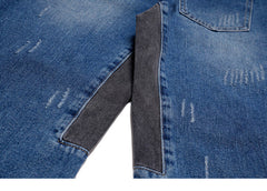 'Patchwork' jeans-Jeans-MAUV STUDIO-STREETWEAR-Y2K-CLOTHING