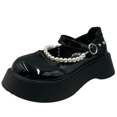 Pearl Chunky Sandals-Sandals-MAUV STUDIO-STREETWEAR-Y2K-CLOTHING