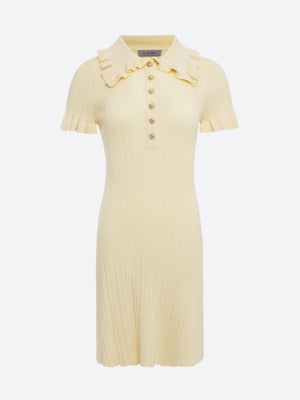 Peter Pan Collar Mini Dress view 6 | MAUVSTUDIO®