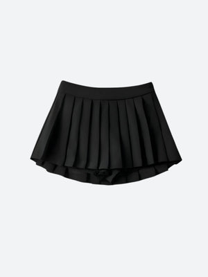 Pleated Mini School Skort-Mauv Studio