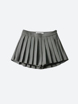 Pleated Mini School Skort-Mauv Studio