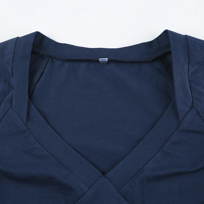 Plunge Tie Back Top – MAUVSTUDIO®
