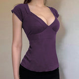 Plunge Tie Back Top – MAUVSTUDIO®