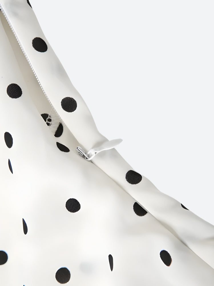 Polka Dot Mini Dress view 5 | MAUVSTUDIO®