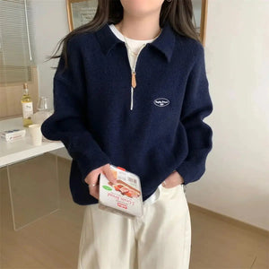 Polo Collar Sweater