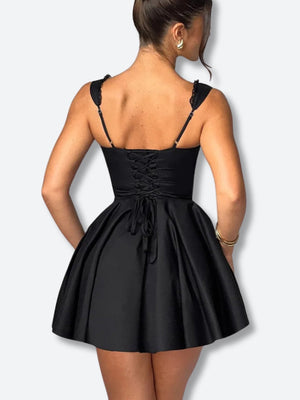 Princess Corset Mini Dress view 3 | MAUVSTUDIO®