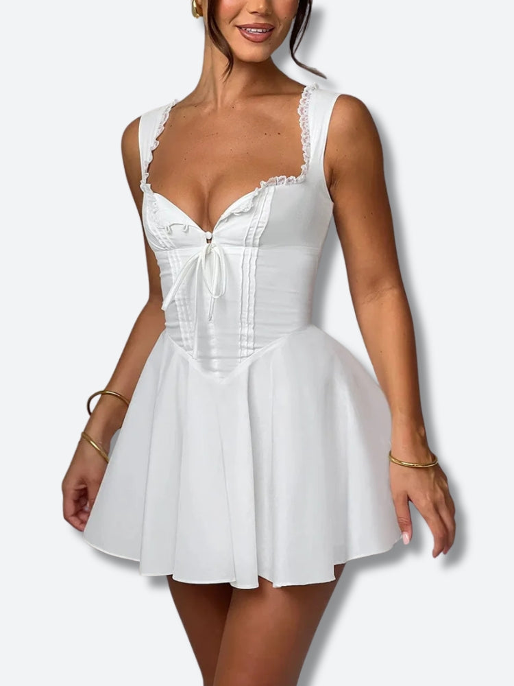 Princess Corset Mini Dress view 15 | MAUVSTUDIO®