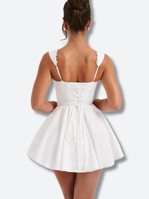 Princess Corset Mini Dress view 4 | MAUVSTUDIO®
