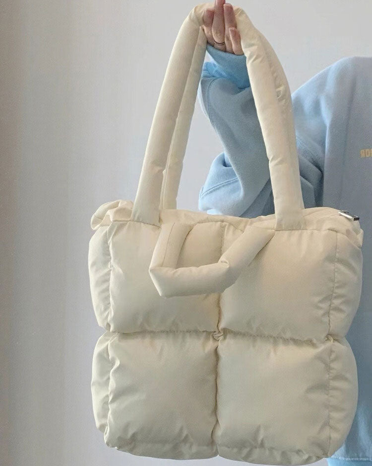 Puffy Shoulder Bag-Bags-MAUV STUDIO-STREETWEAR-Y2K-CLOTHING