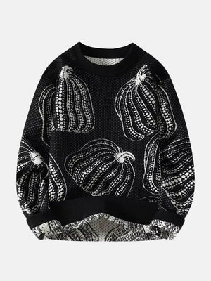 Pumpkin Jacquard Sweater