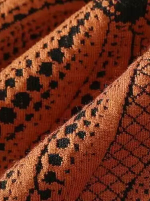 Pumpkin Jacquard Sweater