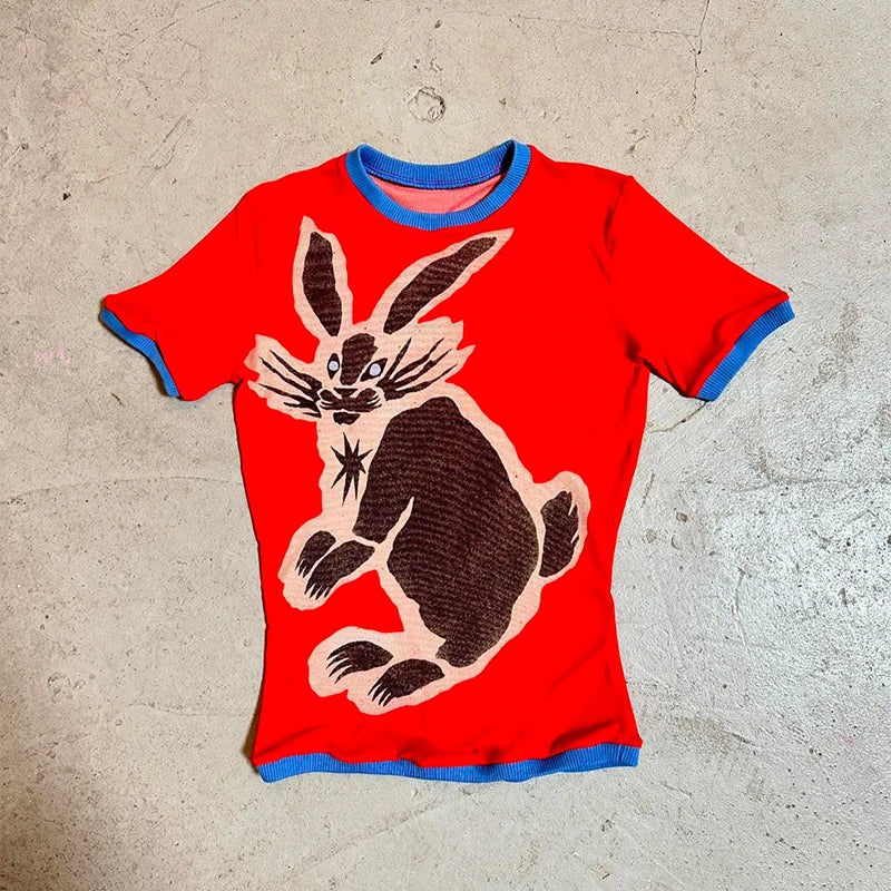 Rabbit Ringer Tee – MAUVSTUDIO®