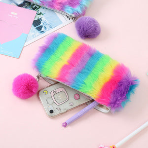 Rainbow Pencil Case-MAUV STUDIO-STREETWEAR-Y2K-CLOTHING