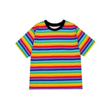 Rainbow Tee-T-Shirts-MAUV STUDIO-STREETWEAR-Y2K-CLOTHING