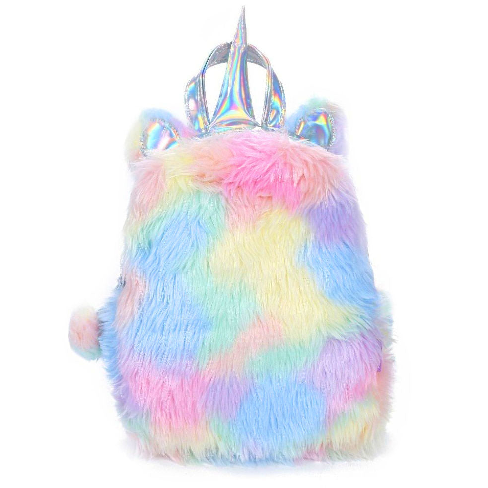 Rainbow Unicorn Mini Backpack-Backpacks-MAUV STUDIO-STREETWEAR-Y2K-CLOTHING