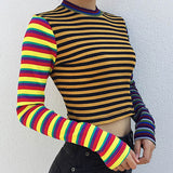 Ribbed Crop Knit-Tops-MAUV STUDIO-STREETWEAR-Y2K-CLOTHING