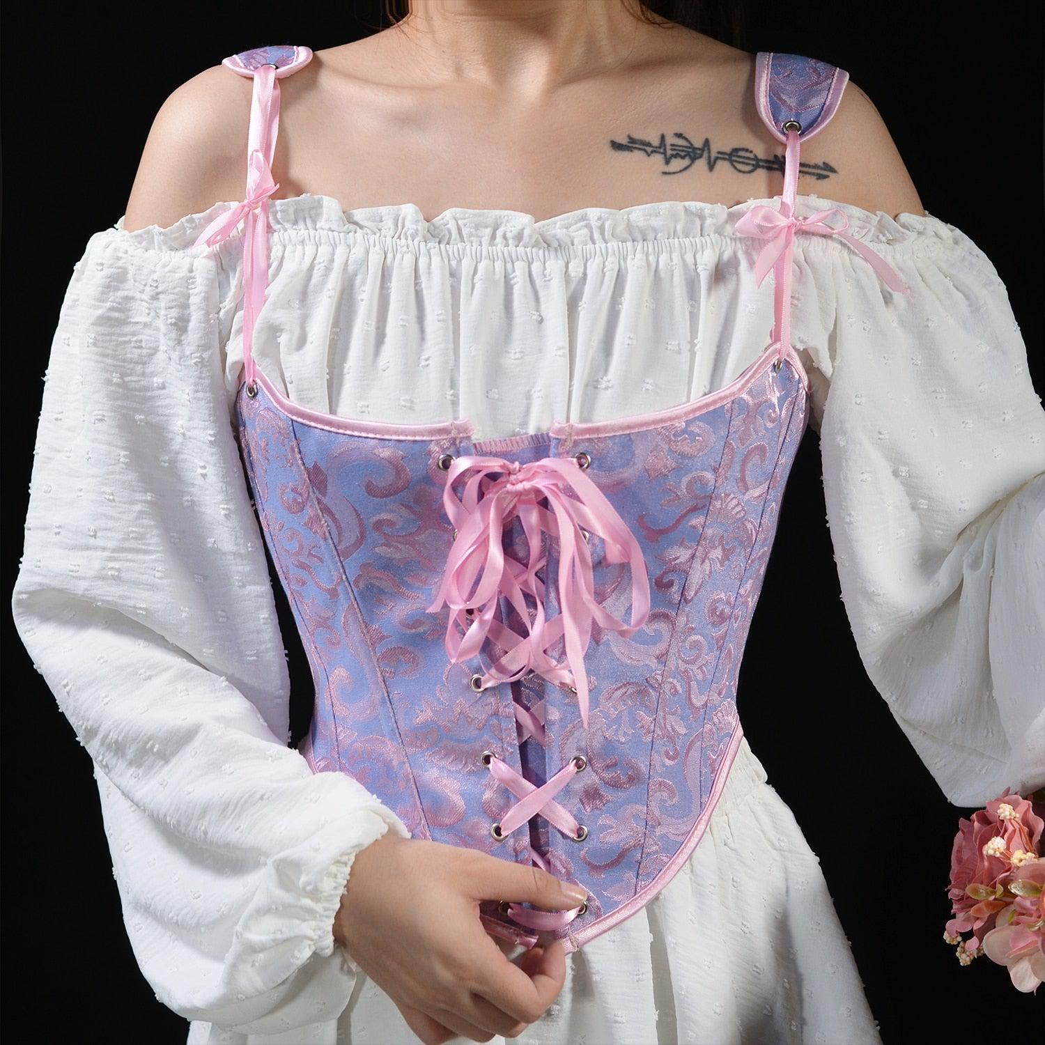Ribbon Detailed Corset Top – MAUV STUDIO®® – MAUVSTUDIO®