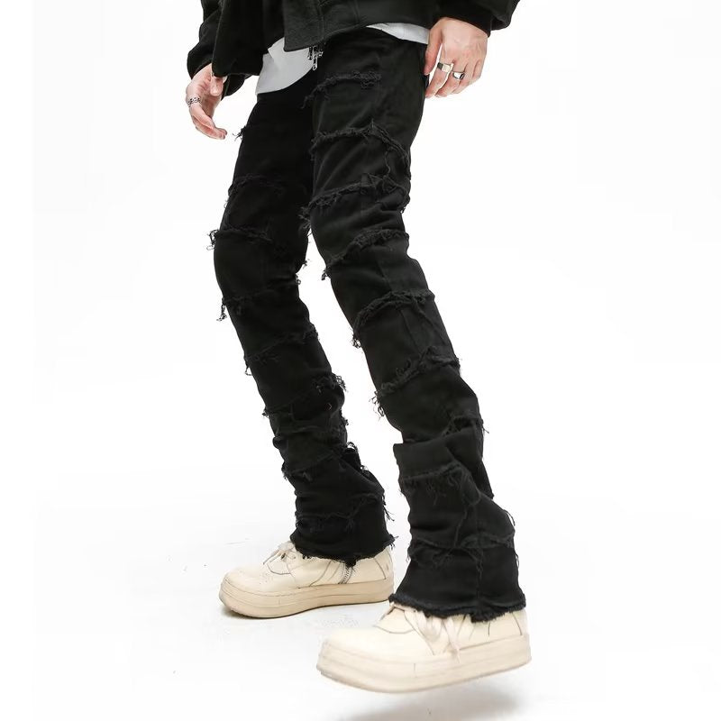 'Ripple' Jeans-Jeans-MAUV STUDIO-STREETWEAR-Y2K-CLOTHING