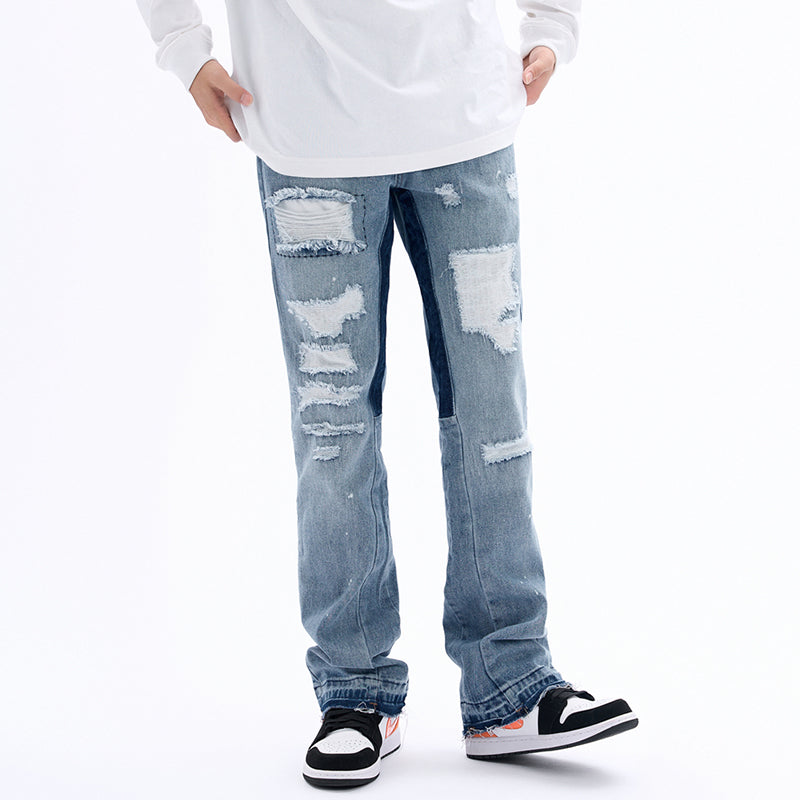 'Rips' Jeans-Jeans-MAUV STUDIO-STREETWEAR-Y2K-CLOTHING