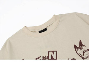 'Rose club' T shirt-T-Shirts-MAUV STUDIO-STREETWEAR-Y2K-CLOTHING