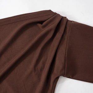 Ruched Bodycon Mini Dress view 6 | MAUVSTUDIO®