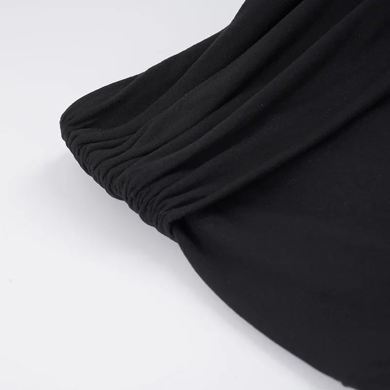 , Y2K skirt styled with a crop top