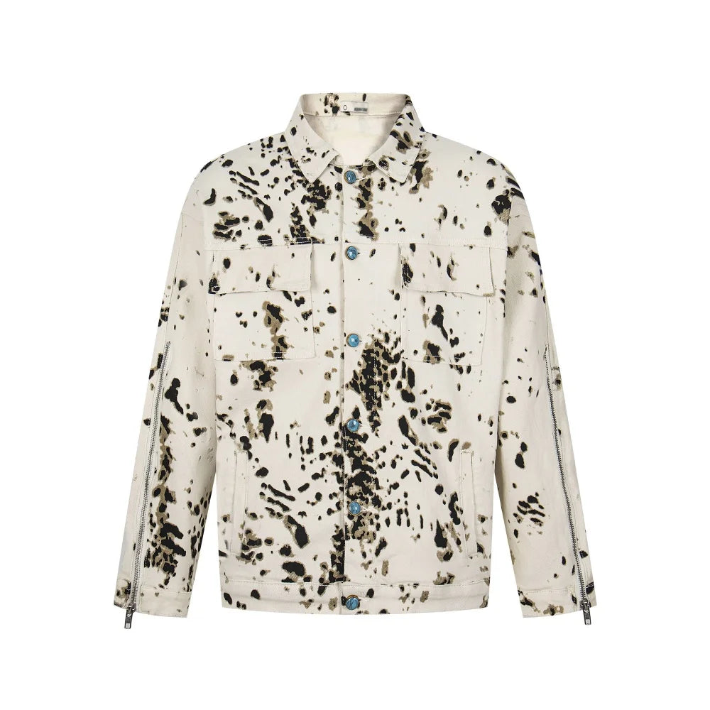 Y2K Tie Dye Denim Jacket