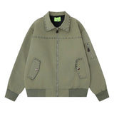 Y2K Retro Rivet Jacket