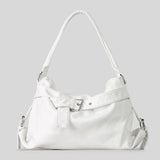 Y2K Moto Tassel Large PU Tote Bag