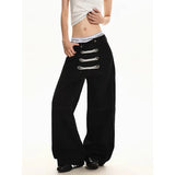 Y2K Baggy Wide Leg Washed Denim Jeans