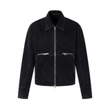 Utility Cargo Jacket Zip Pockets