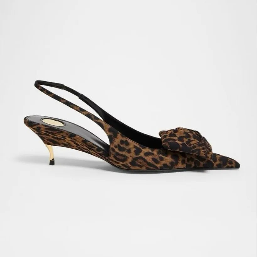 Y2K Coquette Flower Kitten Heel Sandals